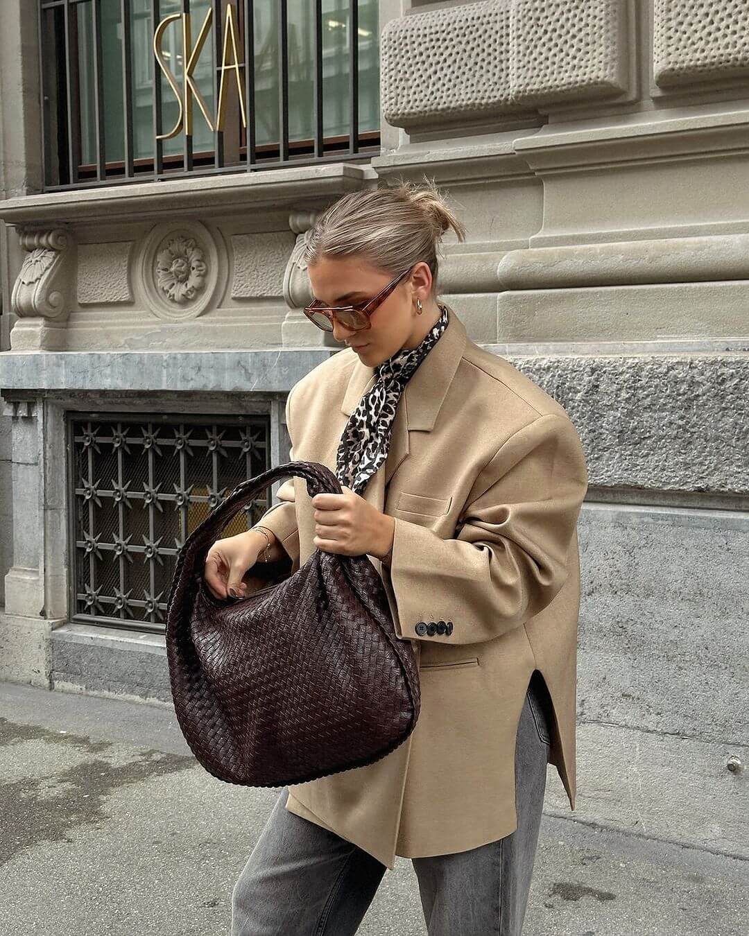 Sophie Woven Shoulder Bag