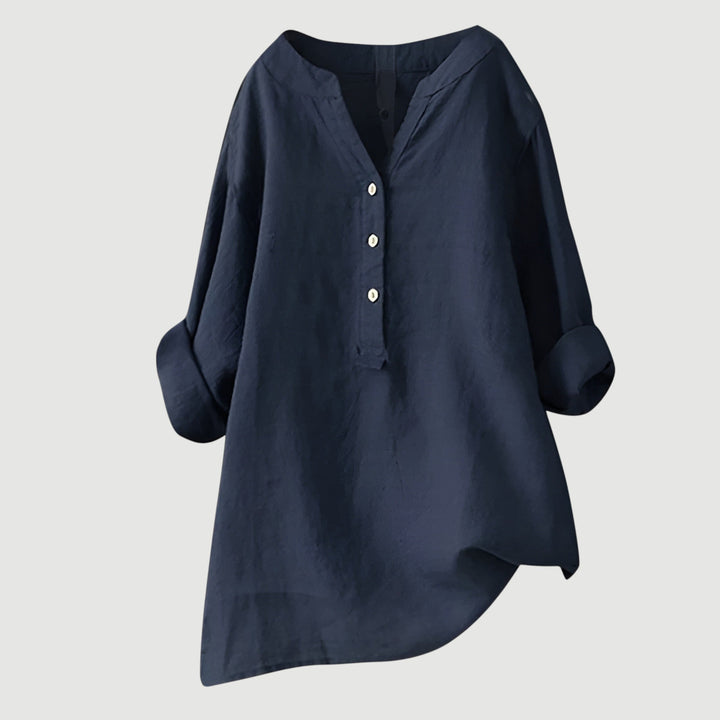 Marcelline™ | Airy and Comfortable Button-Up Shirt