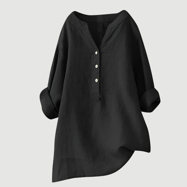Marcelline™ | Airy and Comfortable Button-Up Shirt