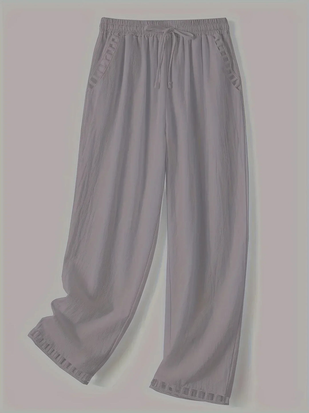 Tracey Contrast Trim Cropped Pants