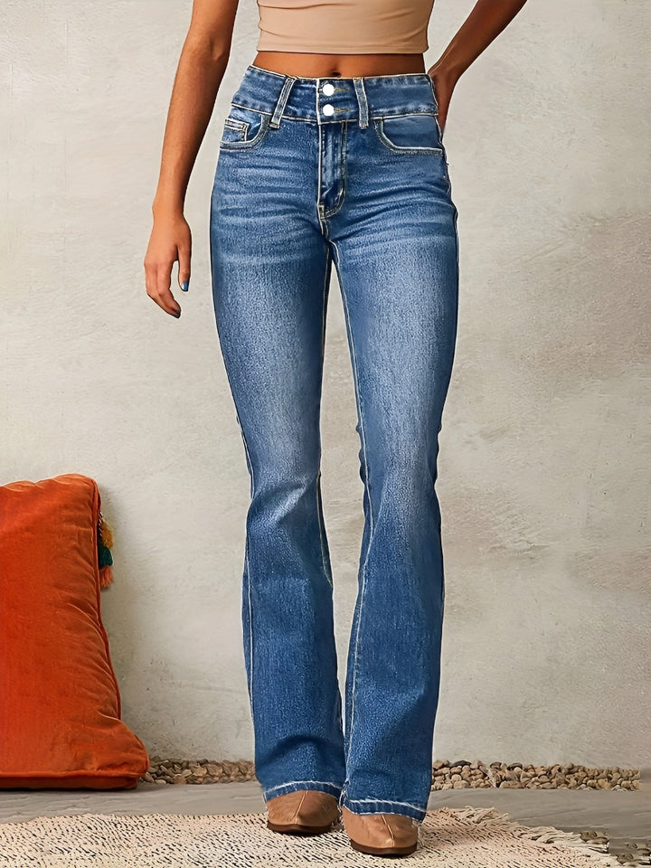 Ivana High-Waisted Flared Jeans