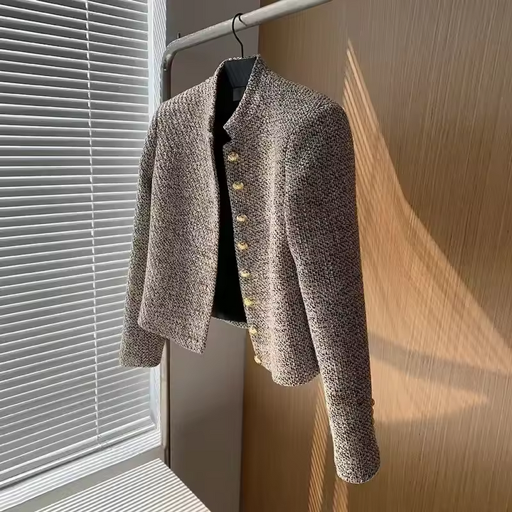 Amelia™ - Chic Tweed Blazer