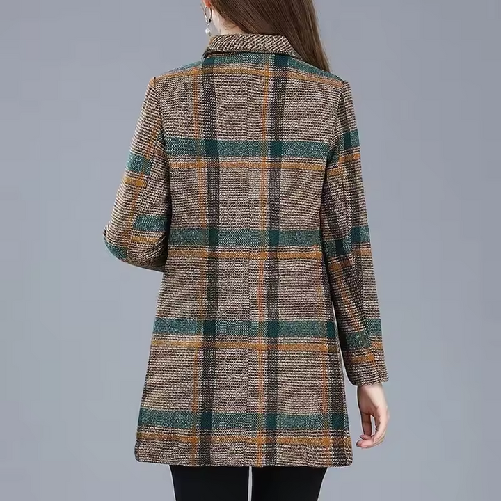 Aubrey™ - Elegant Plaid Blazer