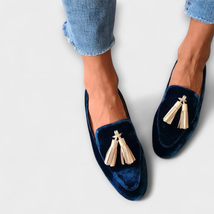 LOVRA™  | Velvet Tassel Loafers