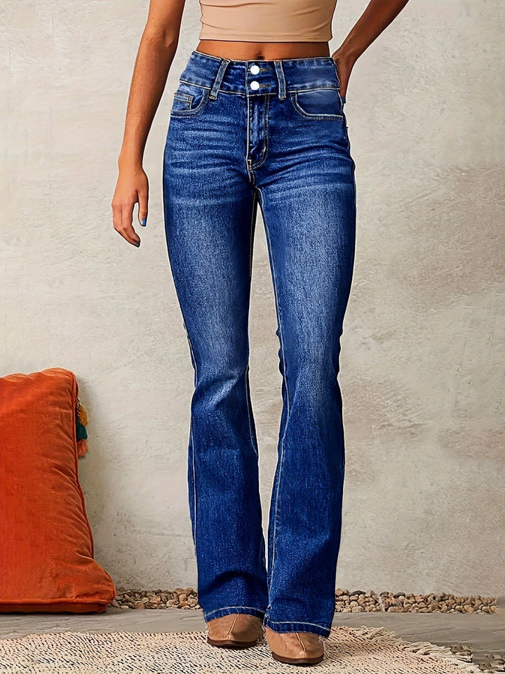 Ayelle™ | High-Waist Flared Jeans