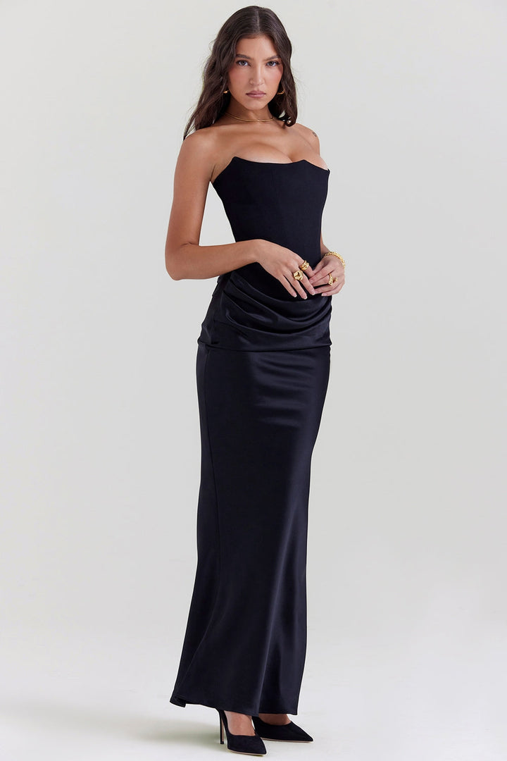 CAELINA™ | STRAPLESS CORSET DRESS FOR MODERN ELEGANCE