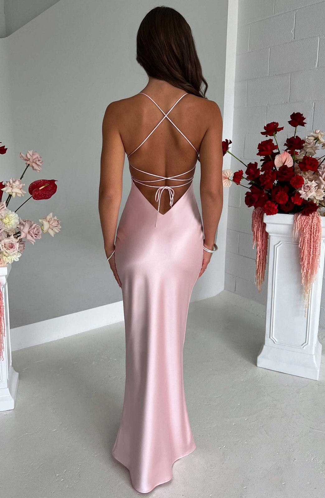 LOUISE | LUXE SATIN MAXI DRESS