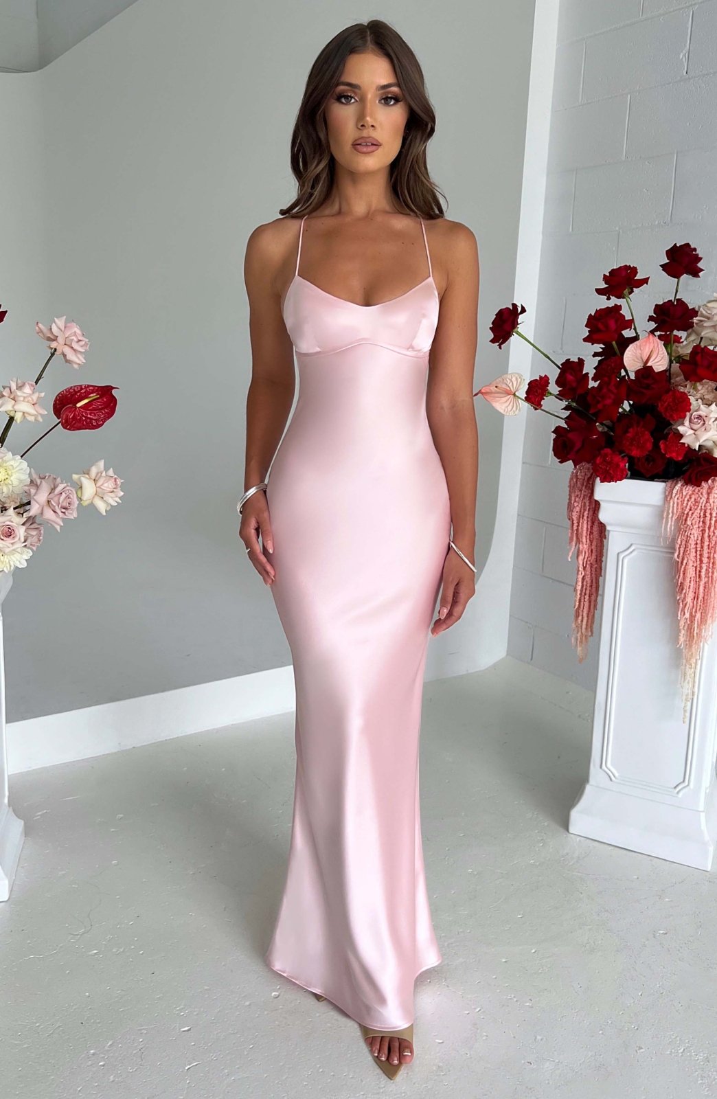 LOUISE | LUXE SATIN MAXI DRESS