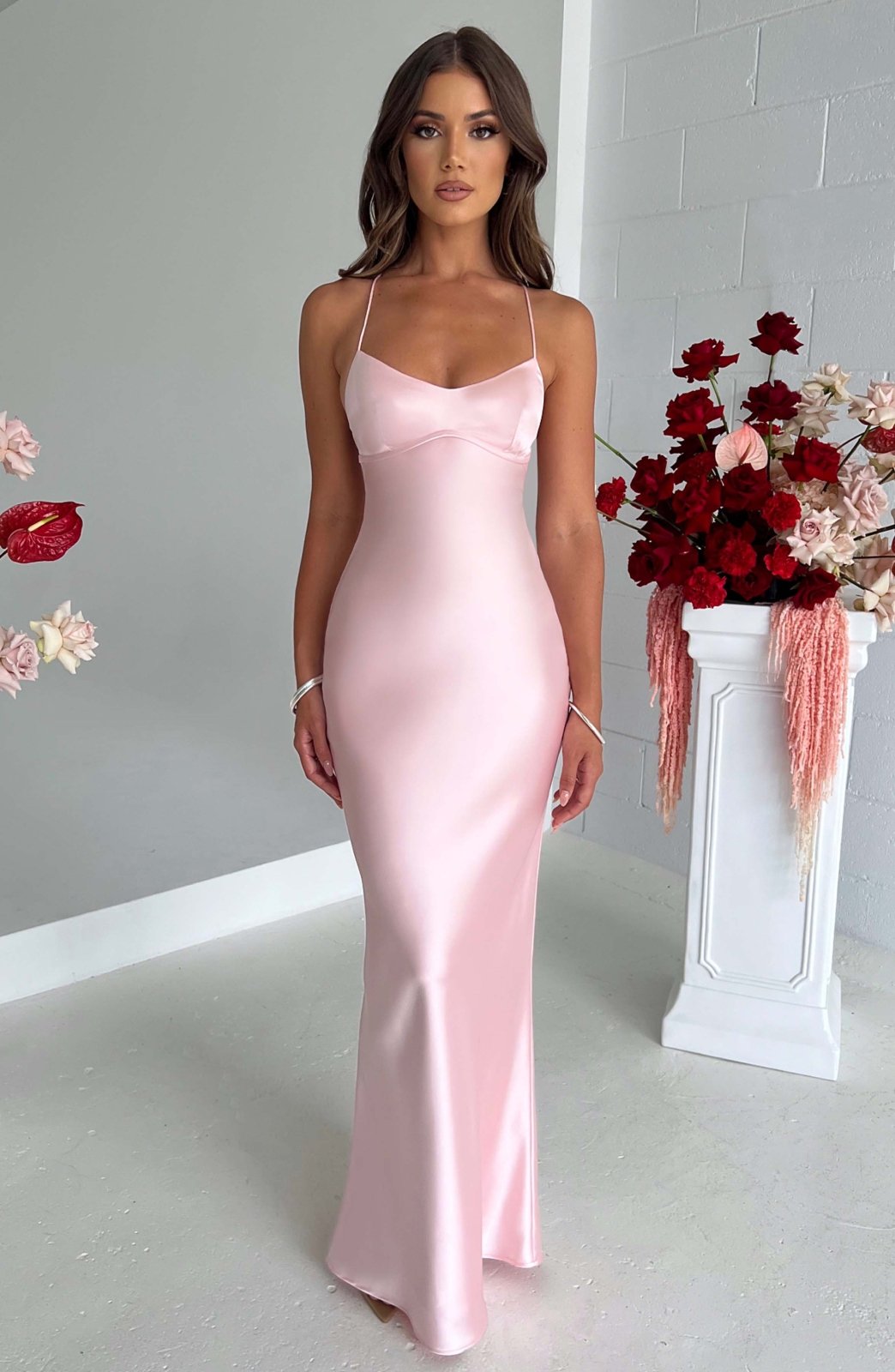 LOUISE | LUXE SATIN MAXI DRESS