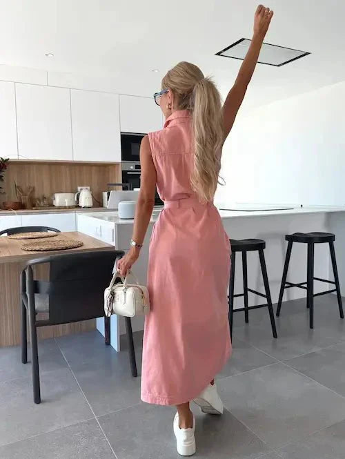 Ivy™ | Maxi Denim Dress