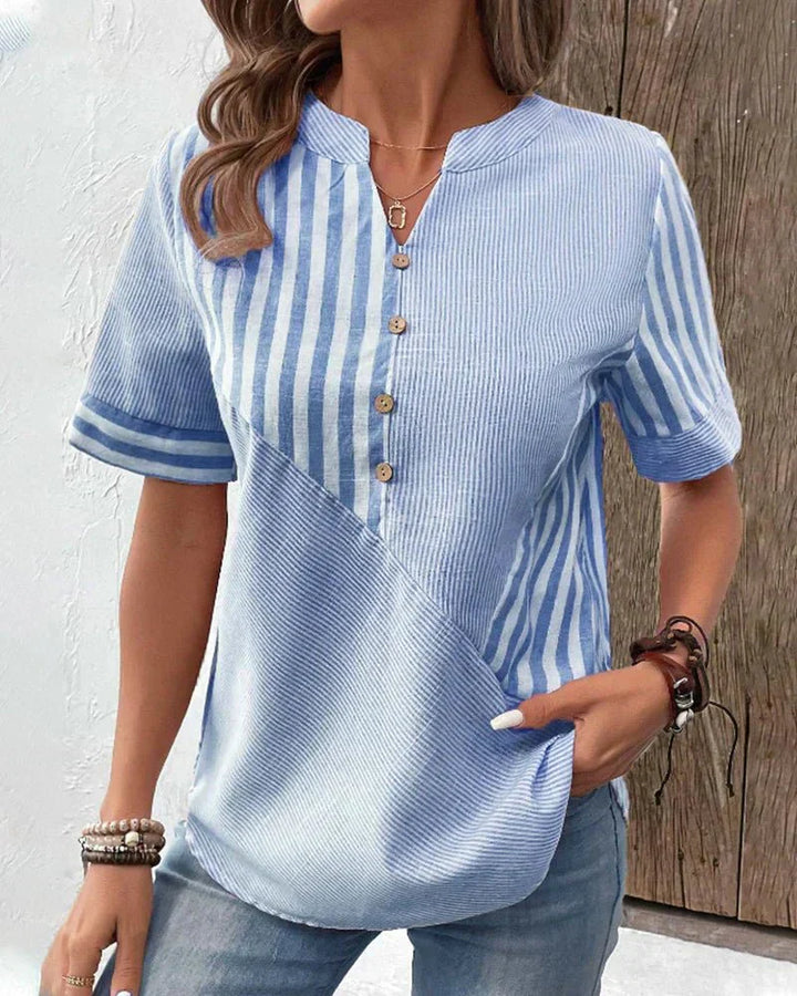 Scottie - Soft Striped Blouse