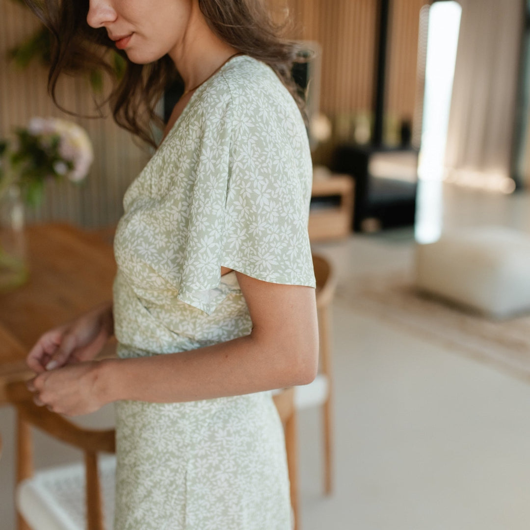 ELARA | FLORAL WRAP DRESS