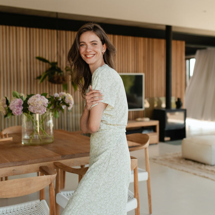 ELARA | FLORAL WRAP DRESS