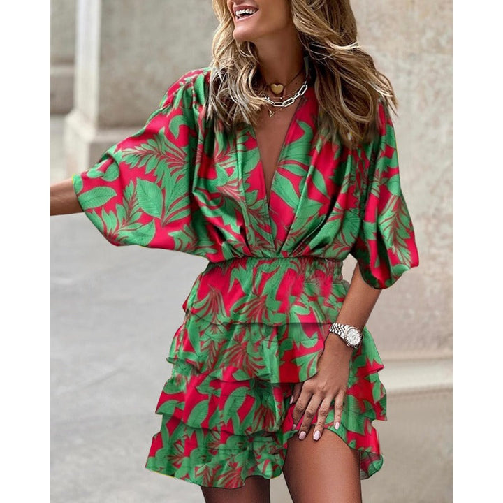 The Bold & Playful Ruffle Mini Dress