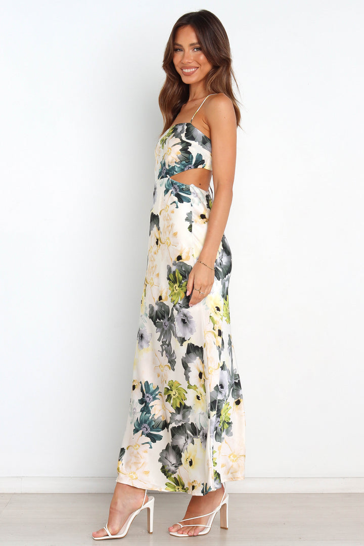ALINA | FLORAL PRINT MAXI DRESS