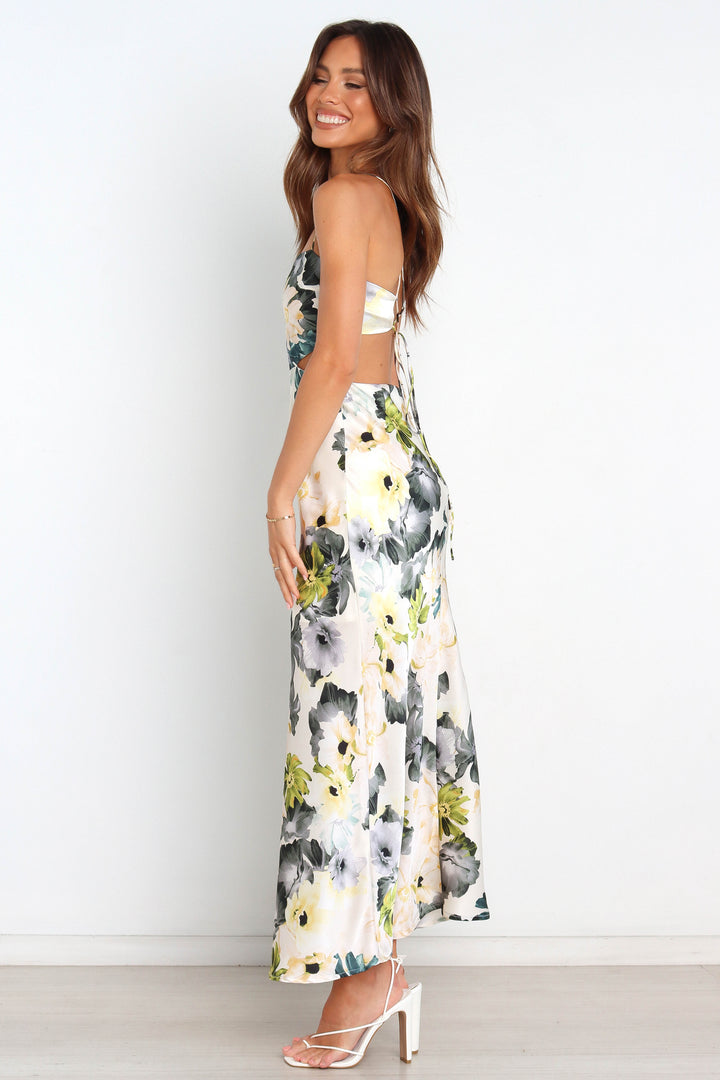 ALINA | FLORAL PRINT MAXI DRESS