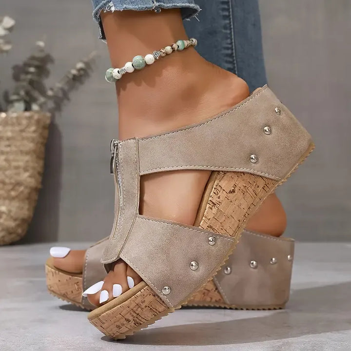 Elisara™ | Cushioned Everyday Wedge Sandals