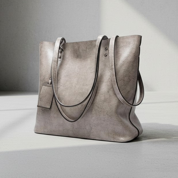 Yade Leather Crossbody-Tote Bag